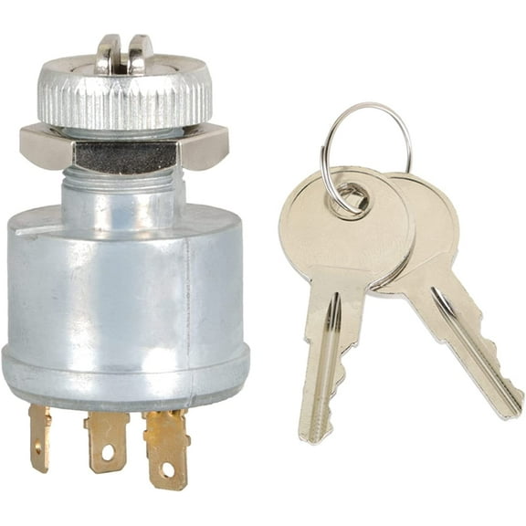 ALL-CARB Ignition Switch with Key Replacement for EZGO 1981-Up Golf Carts 33639-G01