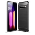 thumbnail image 1 of For LG V60 (5G) ThinQ (5G Version) Case, Heavy-Duty Shockproof Protective Case Armor Guard Shield, Shock Adsorption, Drop Protection [Black], 1 of 7