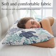 thumbnail image 5 of Teal Blue Coastal Queen Pillow Covers,Sea Turtle Nautical Coral Summer Beach Breathable Throw Pillow Cases with Invisible Zipper,Decorative Pillowcase Pillows Protectors for Sofa Bed Chair 20"x30", 5 of 9