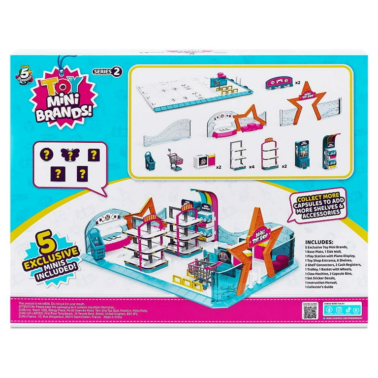 Disney Store Mini Brands Toy Store Playset with 2 Exclusive Minis by ZURU 