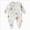 O129-Yellow, variant on 1-3 Months Newborn Footed Sleeper Gown With Mitten Cuffs Cotton Side Baby Footed Print Infant Play Jumpsuit