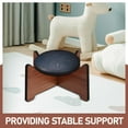 thumbnail image 3 of BESTYASH handpan drum stand Wood Coffee 1Pack Minimalist Design Stable Support 9.8*9.8*5.9in Performance Setting, 3 of 7