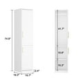 thumbnail image 3 of OxyLife Armoires with Doors Hanging Rod and Shelves, P2 Level PB, White, 75 lbs, 3 of 11