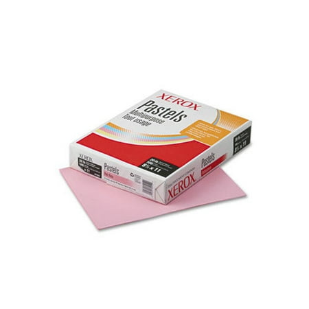 Xerox Multipurpose Pastel Colored Paper, 20lb, 8-1/2 x 11, Pink, 500 Sheets/Ream