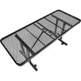 thumbnail image 3 of 6' Rectangular Expanded Metal Outdoor Table, Black, 3 of 5