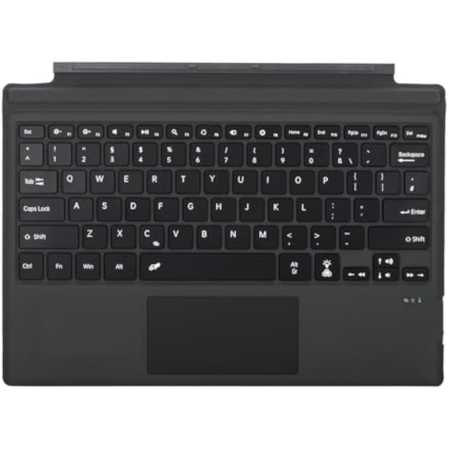 Microsoft Surface Go Type Cover, Black, KCM-00001: Electronics
