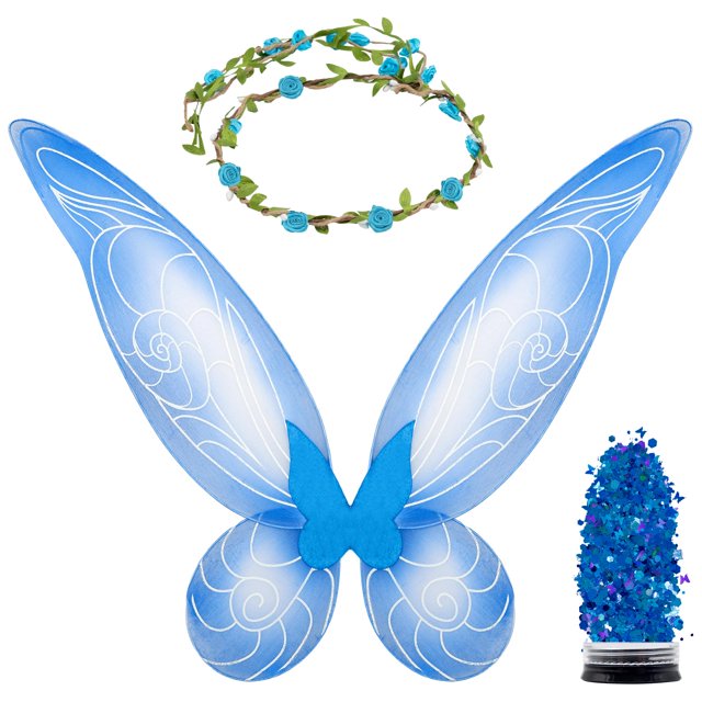 Accesorios de disfraz Funcredible Fairy Blue para mujeres y niñas