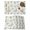 White Green Beige, variant on Daisy Placemats Set of 8, Spring Floral Eucalyptus Leaves Botanical Beige Placemats for Dining Table, Place Mats for Kitchen Tabletop, Waterproof Wipeable Dining Table Mats Set