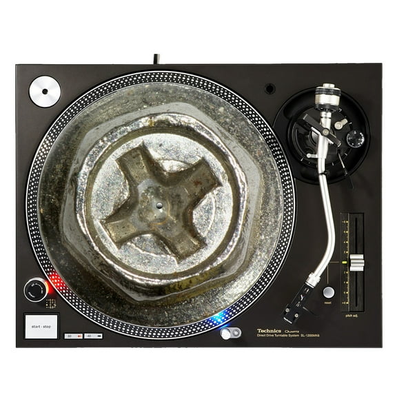 KuzmarK™ 12" DJ Turntable Slipmat - Screwhead