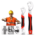thumbnail image 2 of Duo Llave Inglesa Universal  9-32mm Naranja, 2 of 3
