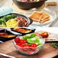 thumbnail image 3 of CUITING Glass Bowl and Plate Set Transparent Dessert Vegetable Salad Bowl Fruit Plate Kitchen Dinnerware Set, 3 of 6