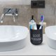 thumbnail image 4 of GOOHOCHY 2 vasos para baño, vaso para cepillo de dientes, vasos para beber, vasos para enjuague bucal y soporte para cepillo de dientes., 4 of 7