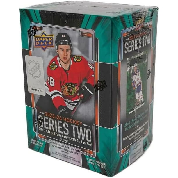 2023/24 Upper Deck Series 2 Hockey Blaster Box 4 Packs per Box, 12