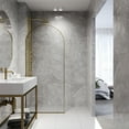 thumbnail image 6 of Vigo VG6078STCL3478 Arden 78" High X 34" Wide Shower Screen Framed Shower Door - Stainless, 6 of 7