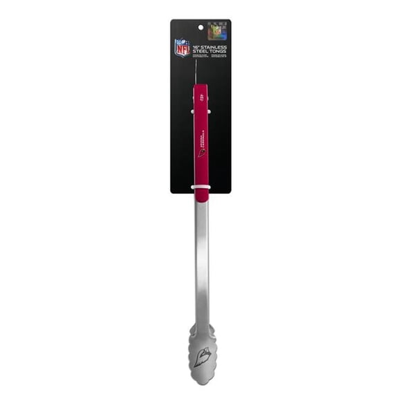 TSV Home KTNFL0101 Arizona Cardinals Kitchen Tong, Red