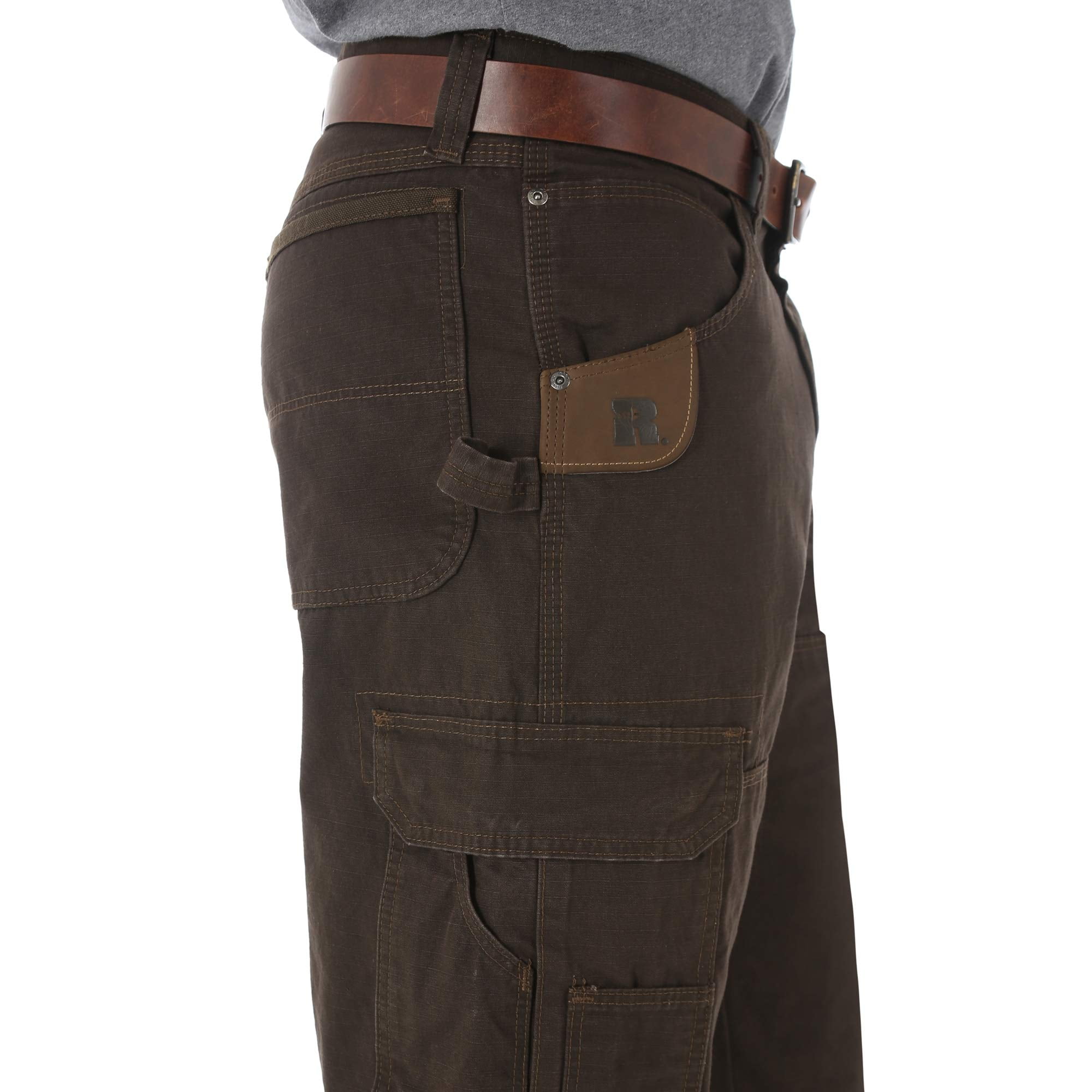 Brown-36-36  3W060 Wrangler Pant-Dark Workwear Ranger