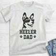 thumbnail image 2 of Heeler Dad, Unisex Men's Shirt, Australian Cattle Dog, Heeler Owner, Funny Dog Dad Gift, Heather Ash, Medium, 2 of 6