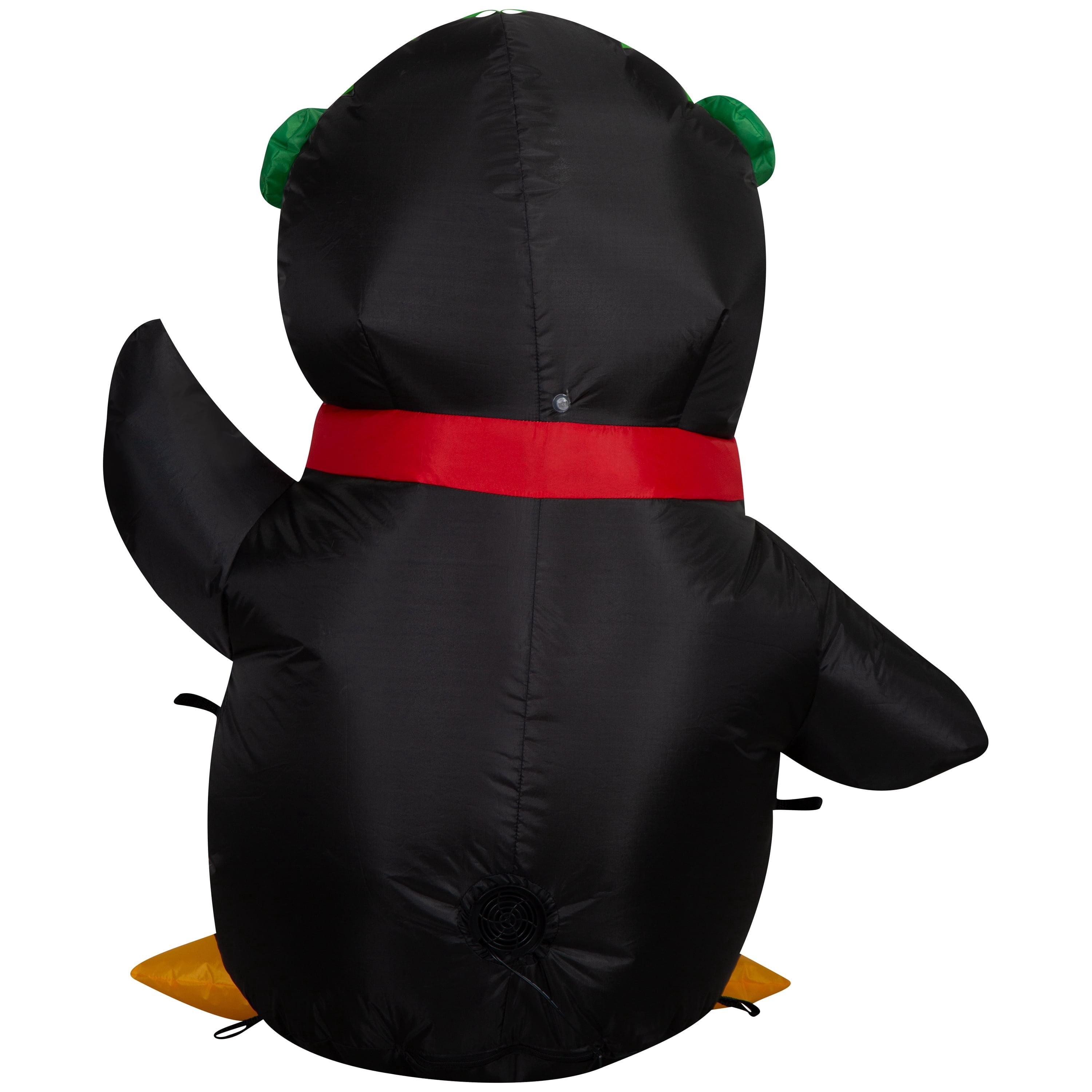 Multicolor Penguin Christmas Airblown Yard Inflatable, 3', by Holiday Time