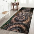 thumbnail image 4 of GROWTH TANK 24"x 71" Anti-Slip Door Mat Colorful Non-Slip Universal Welcome Mat Rug Grippers circle 40×120cm, 4 of 9