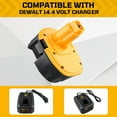 thumbnail image 2 of 4 Pack DC9091 3600mAh Ni-Mh Replacement for Dewalt 14.4V Battery High Capacity Replacement Battery Compatible with Dewalt DC9091 DW9094 DW9091 DC9094 DE9091 DE9092 DE9038, 2 of 11