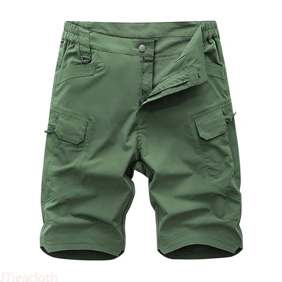 JTieacloth Summer Japanese Vintage Cargo Shorts Men's Outdoor Leisure Sports Five Quarter Pants Mens Cargo Shorts Green