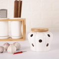 thumbnail image 2 of Japanese Style Garlic Keeper Hollow Out Portable Garlic Ginger Storage Box, 2 of 5