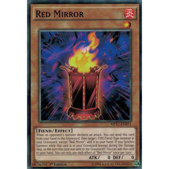 YuGiOh 2017 Mega-Tin Mega Pack Common Red Mirror MP17-EN071