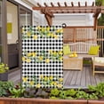 thumbnail image 5 of Garden Flag Double-Side Printed House Flag Yellow Lemon Yard Flag Summer Fruit Lemon Black White Buffalo Plaid Welcome Banner Decor Outdoor Holiday Decorations 12*18in, 5 of 8