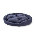 thumbnail image 5 of Happy Hounds Murphy Deluxe Donut Dog Bed, Denim, Medium (32 x 32 in.), 5 of 12
