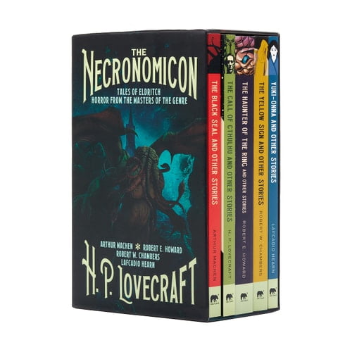 Pre-Owned The Necronomicon: 5-Book Paperback Boxed Set (Paperback) by H P Lovecraft, Robert Ervin Howard, Arthur Machen