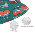 thumbnail image 5 of Salouo Medical Elements Pattern Pillow Cases,1PC Pillow Covers with Envelope Closure Decorative Pillow Case for Bed Couch,Pillows Not Included-16"x24", 5 of 6
