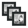 thumbnail image 2 of Picture Frame Set, 3 Piece Customizable Gallery Multi pack, 3-8x8, for Tabletop or Wall Display, 2 of 6