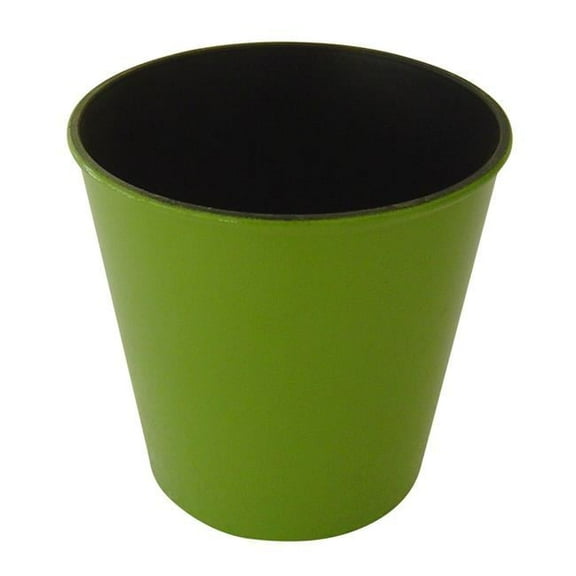 Cheungs PP-105LM 5.25 in. Round Tapered Recycled Plastic Planter, Lime Green