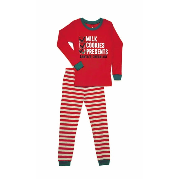 Carter's Boys Santa Checklist Thermal Cotton Pajama, Size 4