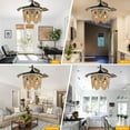 thumbnail image 4 of Oaks Aura 42" Farmhouse 3-Light Bohemia Ceiling Fan with Lights and Remote Control, 4 of 9