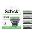 thumbnail image 3 of Schick Hydro Skin Comfort Sensitive 5 Blade Razor Refills, 4 Count, 3 of 10