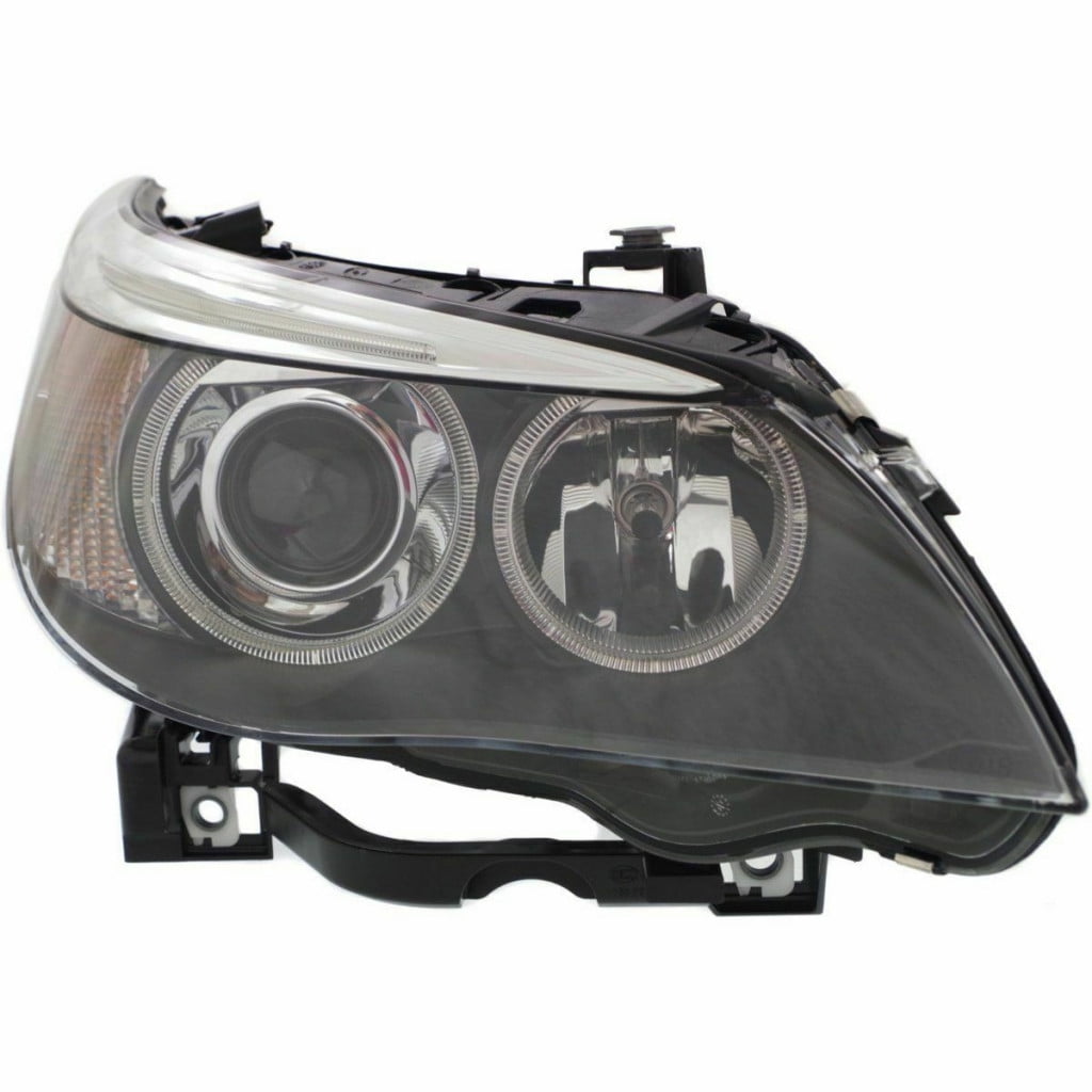 For BMW 545i 2004 2005 2006 Headlight Passenger Side | Lens and Housing | w/ Adaptive | HID | BM2503124 | 615343124575, 63127160158