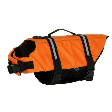 

BOLLSLEY Dog Life Jacket Adjustable Pet Safety Vest with Reflective Stripes Swimming Coat for Small Medium Large Dogs