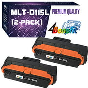 2 Pack 4Benefit |2B| Compatible for Toner Cartridge MLTD115L MLT-D115L 2xBlack Work in Samsung SL-M2870FW SL-M2830DW M2870FW Printer (2 Pack)