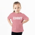 thumbnail image 2 of Floral Eight Birthday Shirt for Girls Cute Children's Flower Theme Birthday Party Outfit Mauve Shirt Youth Medium, 2 of 4