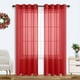 thumbnail image 3 of Set de cortinas Tráslucidas B.KIND & BEYOND 2 paneles rojo, 3 of 3