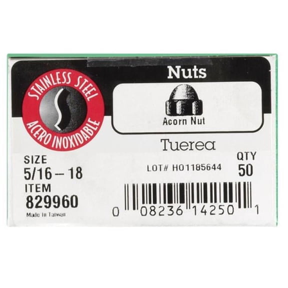 829960 0.312 in. Stainless Steel Nut Cap