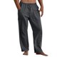 thumbnail image 4 of Pantalones Casuales de Color Sólido de Verano de Moda Mezcla de Lino de Poliéster para Hombres, 4 of 9