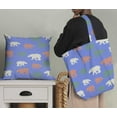 thumbnail image 5 of Soimoi Blue polyester Crepe Fabric Colorful Polar Bear Animal Print Sewing Fabric Yard 52 Inch Wide, 5 of 5