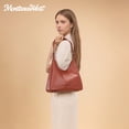 thumbnail image 3 of Montana West Hobo Bag Purse for Women Slouchy Shoulder Handbags Purses, Burgundy, 3 of 7