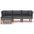 thumbnail image 3 of vidaXL Garden Lounge Set Gray, 3 of 6