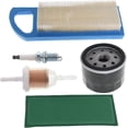 thumbnail image 7 of waltyotur GY20573 Air Oil Filter Tune Up Kit Replacement for John Deere 115 102 105 115 L100 LA105 LA110 LA115 M147489 M149171 GY20577 KH1205008 Lawn Tractor, 7 of 7
