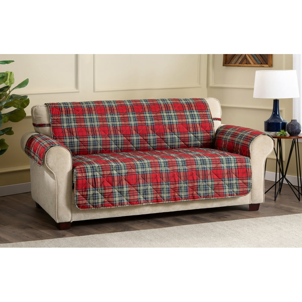 Innovative Textile Solutions Polyester Tartan Plaid Secure Fit XL Sofa