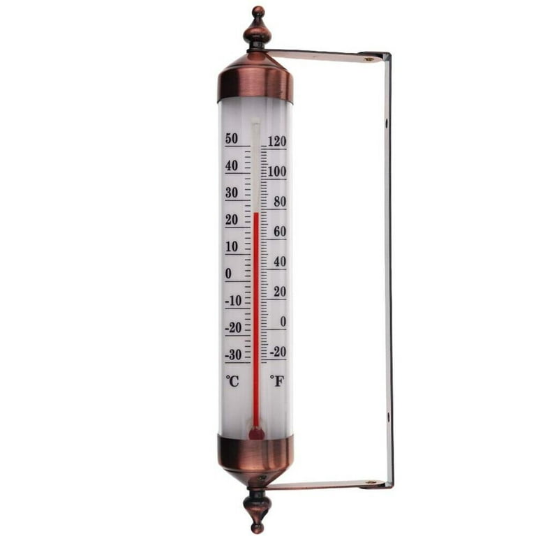 Indoor Outdoor Wall Thermometer Home Garden Office Mount Greenhouse  Temperature