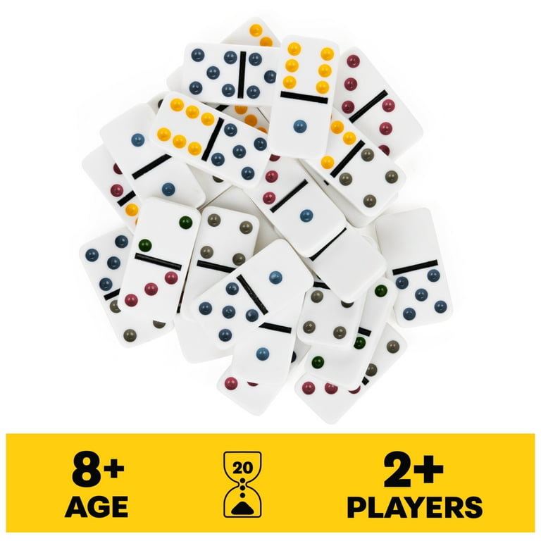 Amazon.com: Cardinal Mexican Train Dominoes with 2 Color